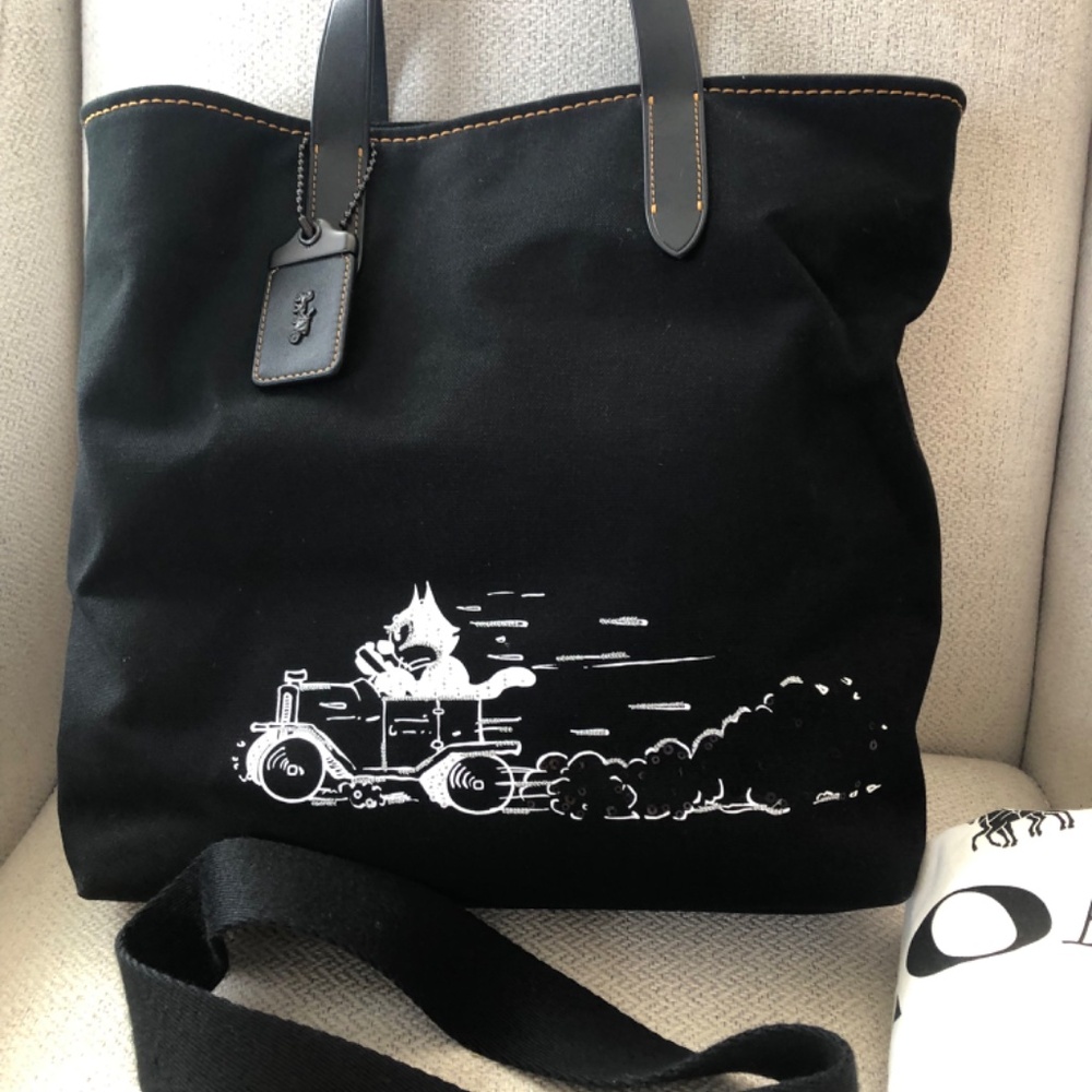 Coach Felix The Cat Tote - Picture 2 of 12